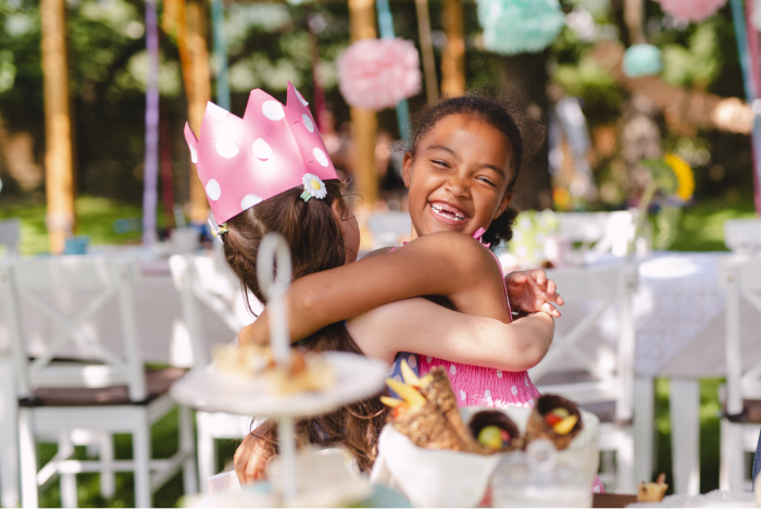 Katy's Friend Hugging